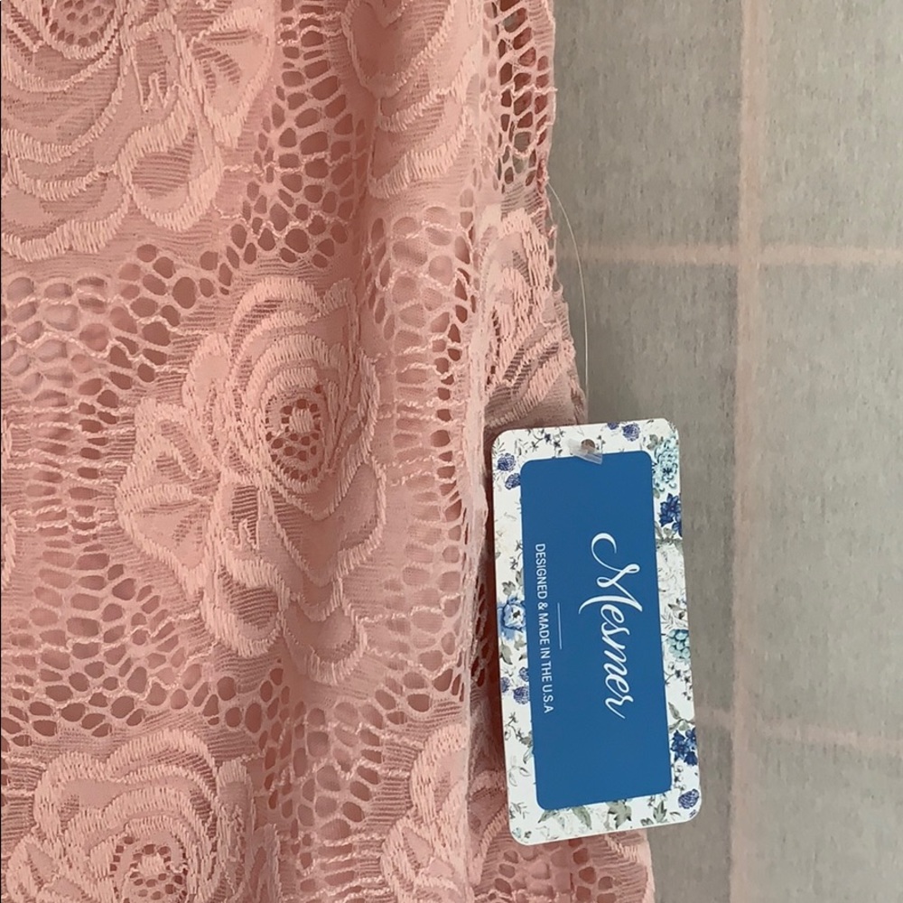 Pale Pink Midi Comfortable Dress - Picture 6 of 9